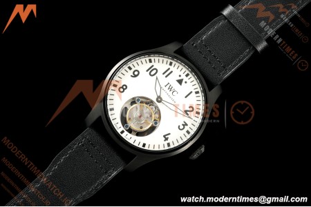IWC - Big Pilots 43mm Le Petit Prince PVD/LE White Dial RMSF Tourbillon