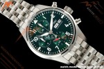 IWC - Pilots Chrono IW388104 41mm SS/SS Grn/Num APSF Cal. 69385 Mod