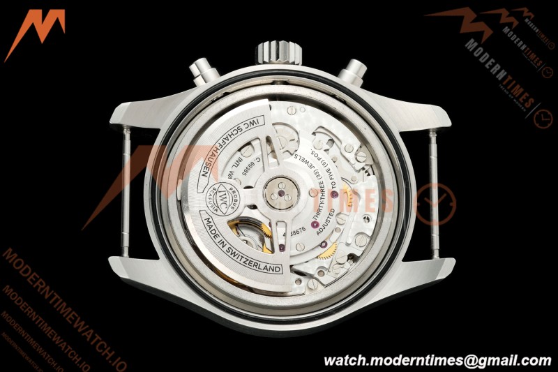 IWC - Pilots Chrono IW388104 41mm SS/SS Grn/Num APSF Cal. 69385 Mod