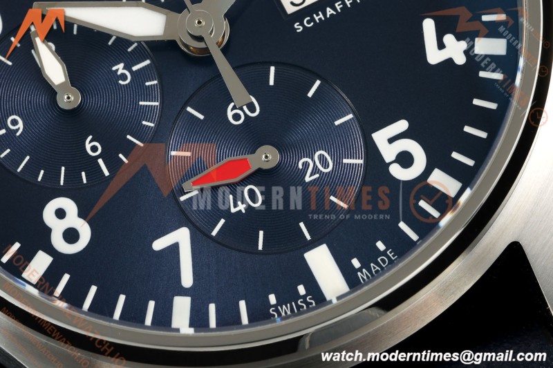 IWC - Pilots Chrono IW388101 41mm SS/LE Blue/Num APSF Cal. 69385 Mod