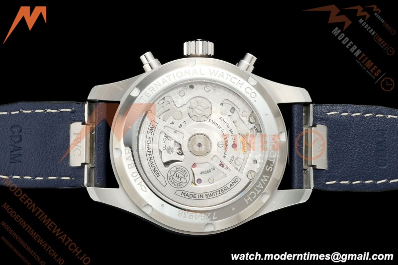 IWC - Pilots Chrono IW388101 41mm SS/LE Blue/Num APSF Cal. 69385 Mod