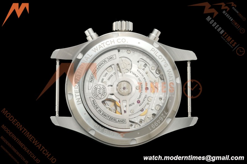 IWC - Pilots Chrono IW388113 41mm SS/SS Blk/Num APSF Cal. 69385 Mod