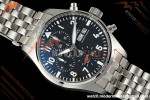IWC - Pilots Chrono IW388113 41mm SS/SS Blk/Num APSF Cal. 69385 Mod