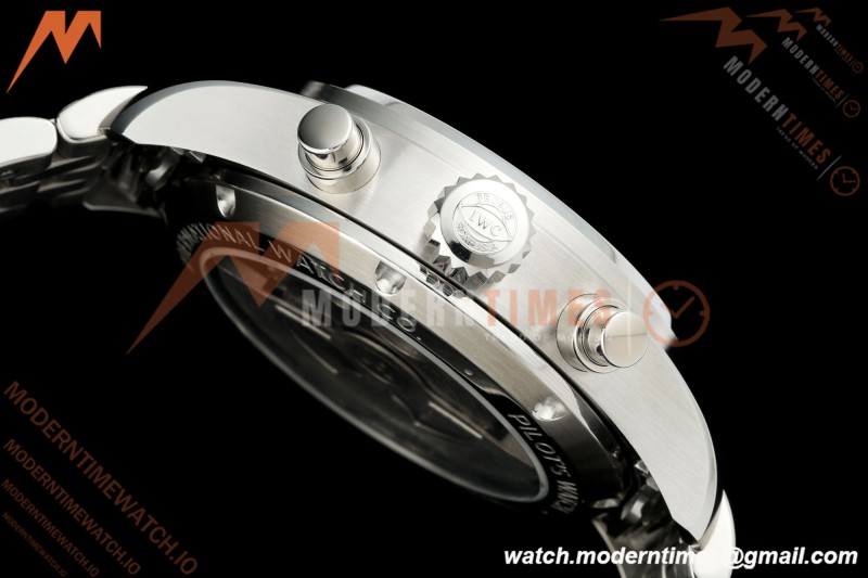IWC - Pilots Chrono IW388113 41mm SS/SS Blk/Num APSF Cal. 69385 Mod