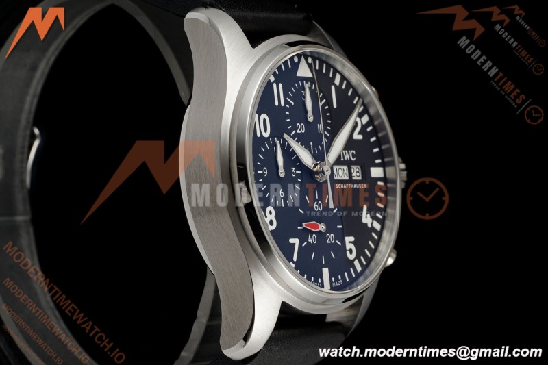 IWC - Pilots Chrono IW388111 41mm SS/LE Blk/Num APSF Cal. 69385 Mod