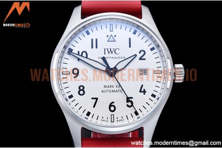 IWC - Mark XX IW328207 Red SS/LE White M+F MY9015