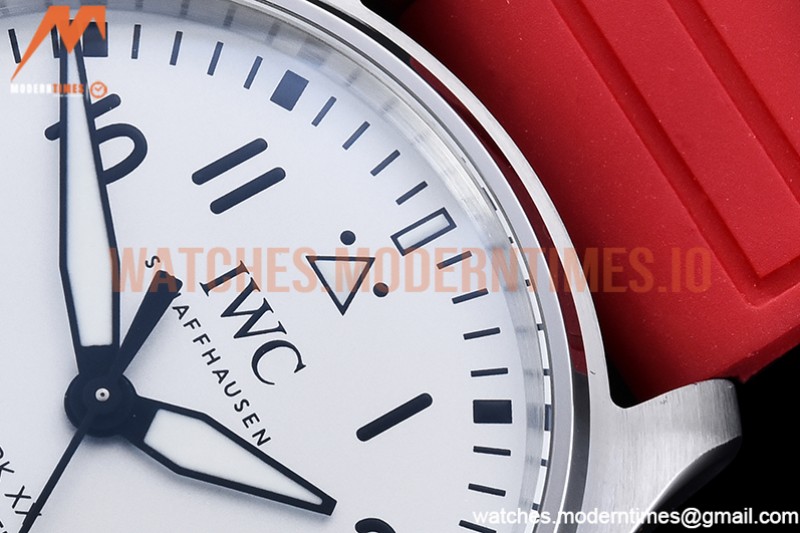 IWC - Mark XX IW328207 Red SS/LE White M+F MY9015