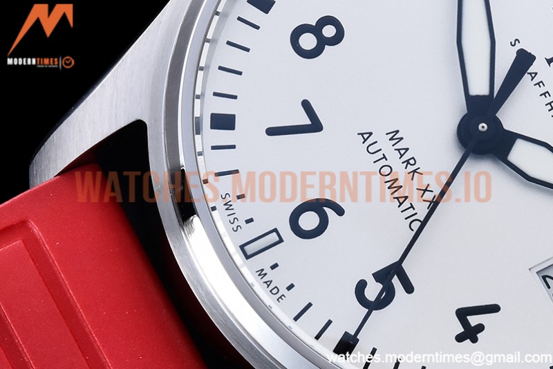 IWC - Mark XX IW328207 Red SS/LE White M+F MY9015