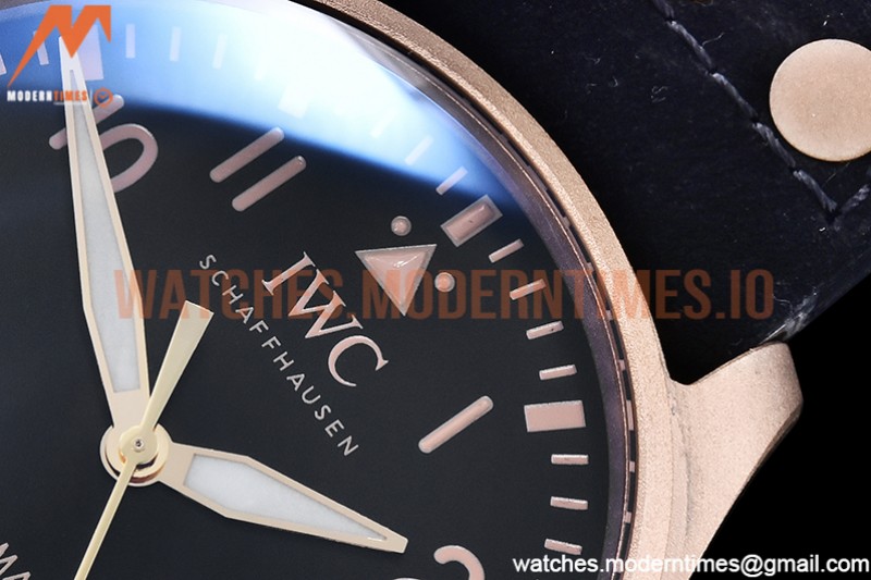 IWC - Big Pilot IW329703 Blk BR/LE Black M+F MY8205