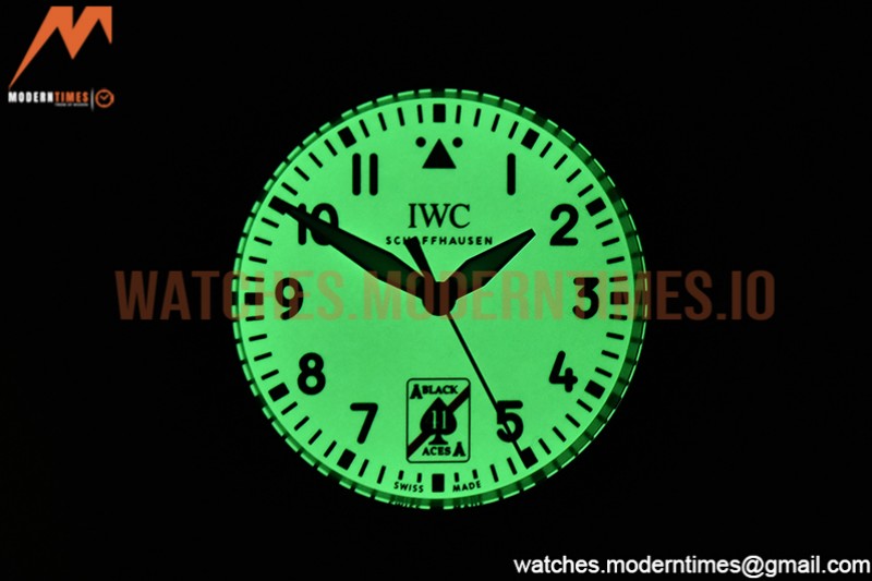 IWC - Pilot IW326905 Black Aces CER/NY White M+F MY9039