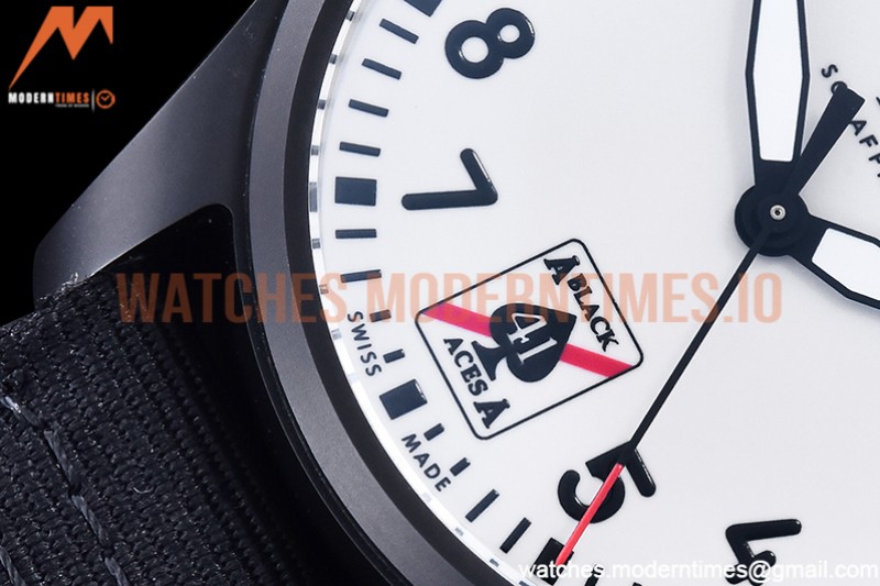 IWC - Pilot IW326905 Black Aces CER/NY White M+F MY9039
