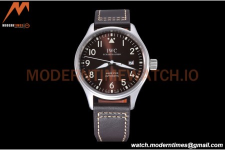 IWC - Mark XVIII 40mm Pilots Automatic SS/LE Brown GDF MY8215
