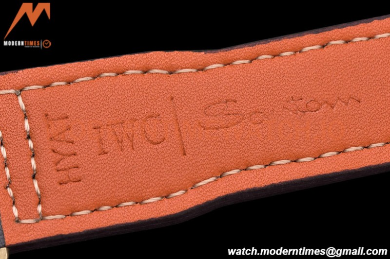 IWC - Mark XVIII 40mm Pilots Automatic SS/LE Brown GDF MY8215