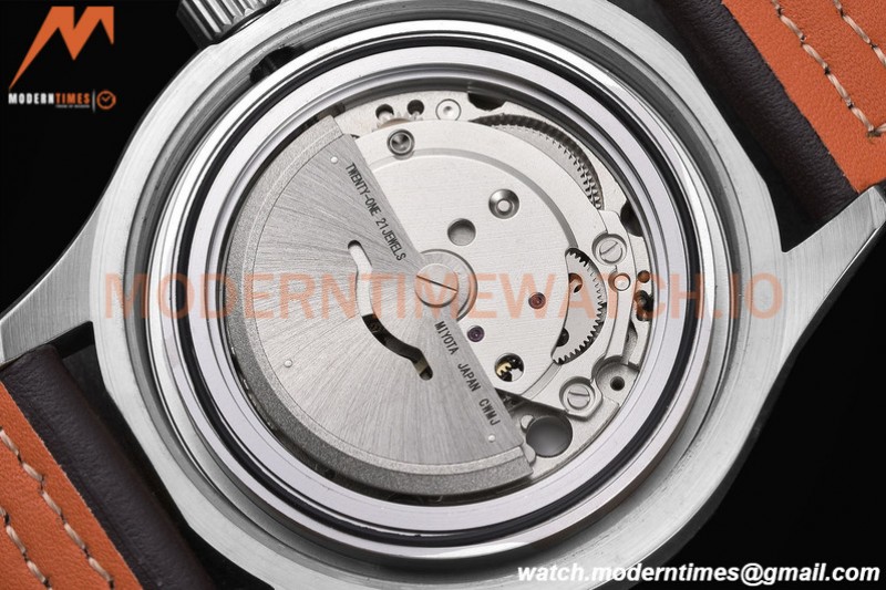 IWC - Mark XVIII 40mm Pilots Automatic SS/LE Brown GDF MY8215