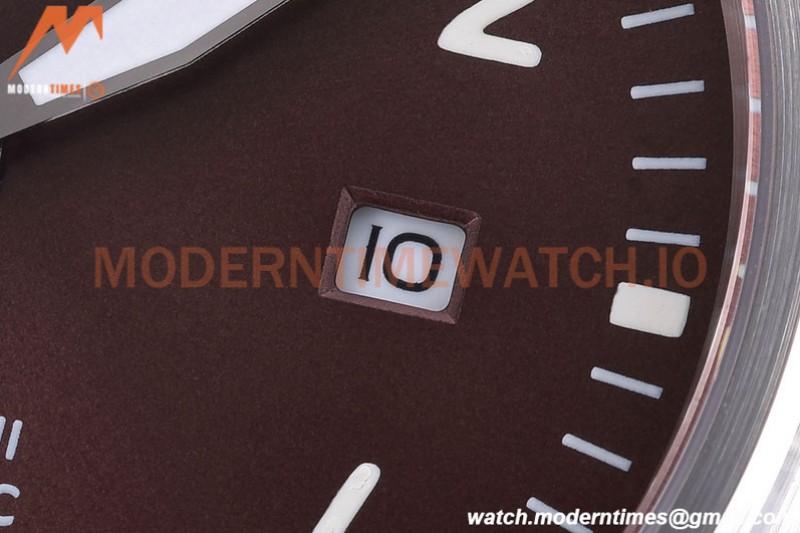 IWC - Mark XVIII 40mm Pilots Automatic SS/LE Brown GDF MY8215