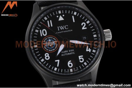 IWC - Mark XVIII 40mm Pilots Top Gun "SFTI" Automatic DLC/NY Black GDF MY8215