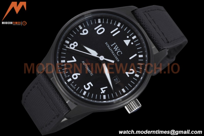 IWC - Mark XVIII 40mm Pilots Automatic DLC/NY Black GDF MY8215