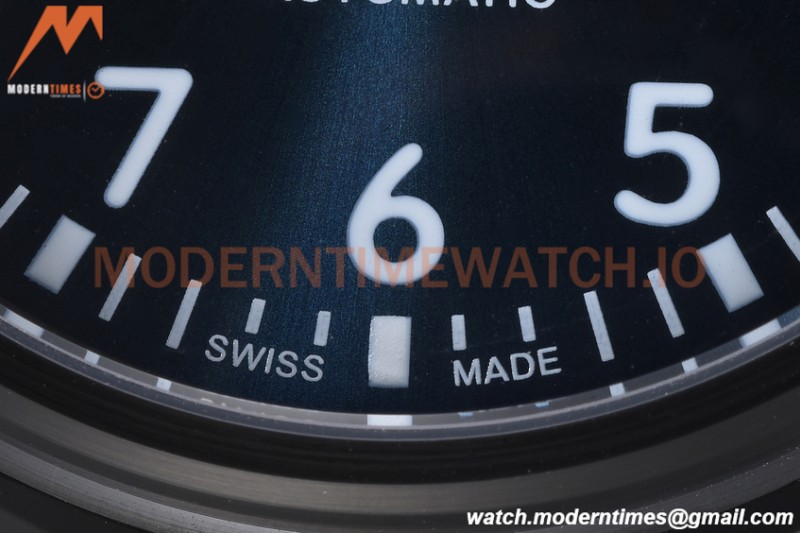 IWC - Mark XVIII 40mm Pilots Automatic DLC/NY Blue GDF MY8215