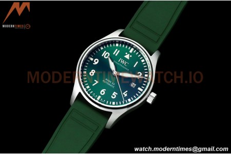 IWC - Pilots Mark XX 40mm IW328205 Automatic SS/LE Green M+F MY9015
