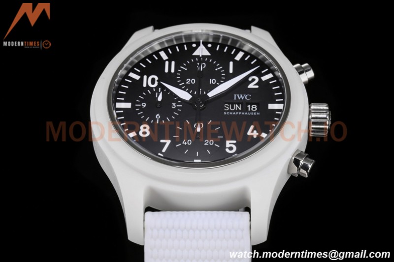 IWC - Pilots Chrono Top Gun IW389105 CER/RU Blk/Num TWF A7750