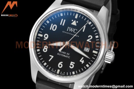 IWC - Pilots Mark XX 40mm Automatic IW328201 SS/LE Black V7F A2892