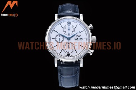 IWC - Portofino Chrono IW3910 SS/LE Wht/Blk Stk TWF A7750