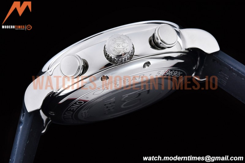 IWC - Portofino Chrono IW3910 SS/LE Wht/Blk Stk TWF A7750