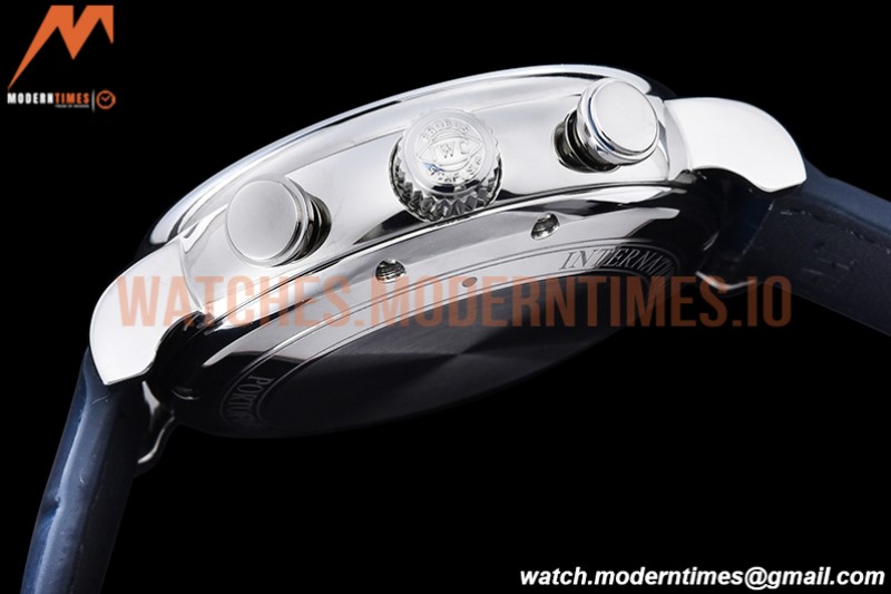 IWC - Portofino Chrono IW3910 SS/LE Wht/Blue Stk TWF A7750