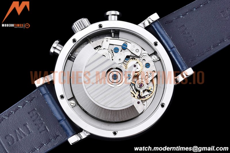 IWC - Portofino Chrono IW3910 SS/LE Wht/Blue Stk TWF A7750