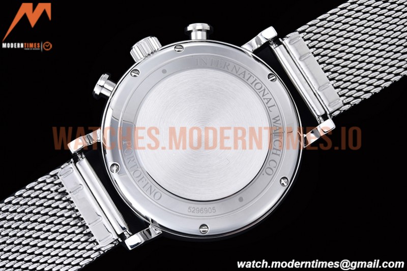 IWC - Portofino Chrono IW3910 SS/SS Blk/Stk TWF A7750