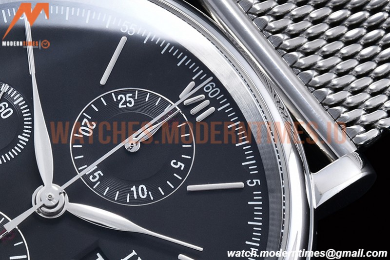 IWC - Portofino Chrono IW3910 SS/SS Blk/Stk TWF A7750