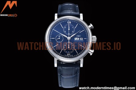 IWC - Portofino Chrono IW3910 SS/LE Blue/SS Stk TWF A7750
