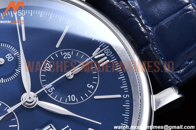 IWC - Portofino Chrono IW3910 SS/LE Blue/SS Stk TWF A7750