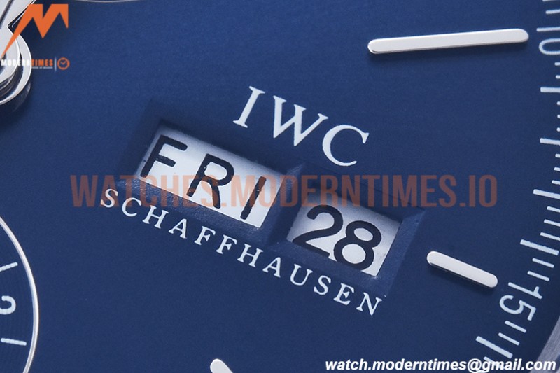 IWC - Portofino Chrono IW3910 SS/LE Blue/SS Stk TWF A7750
