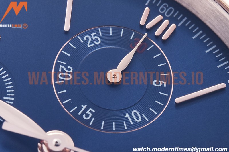 IWC - Portofino Chrono IW3910 RG/LE Blue/RG Stk TWF A7750