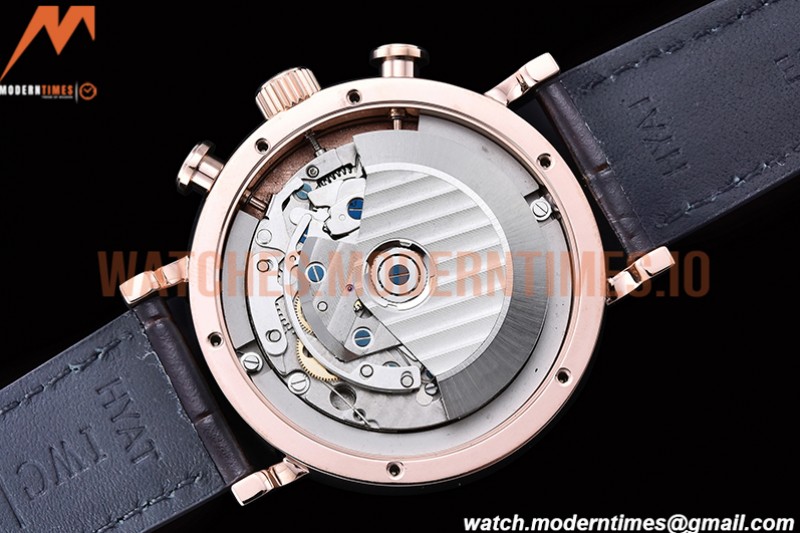 IWC - Portofino Chrono IW3910 RG/LE Blue/RG Stk TWF A7750