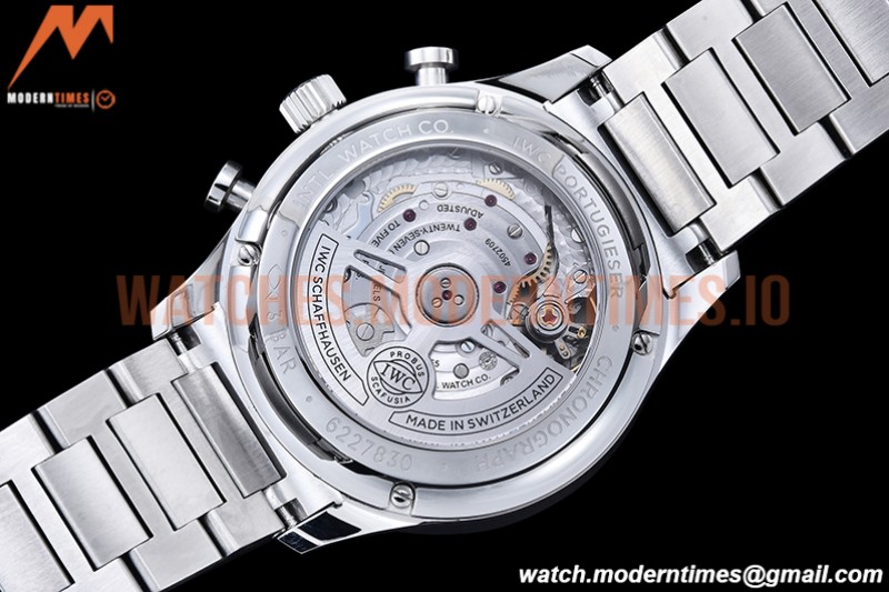 IWC - Portuguese Chrono Ed IW3716 SS/SS Wht/Num ZF A69355