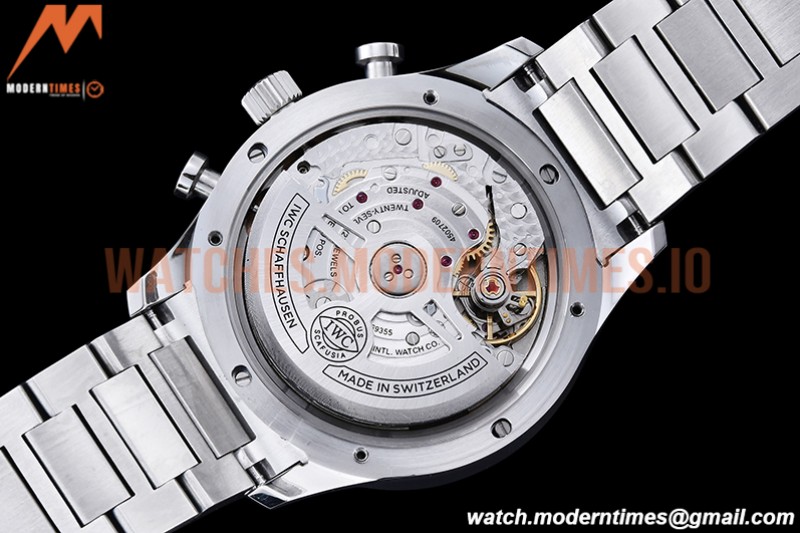 IWC - Portuguese Chrono Ed IW3716 SS/SS Wht/Num ZF A69355