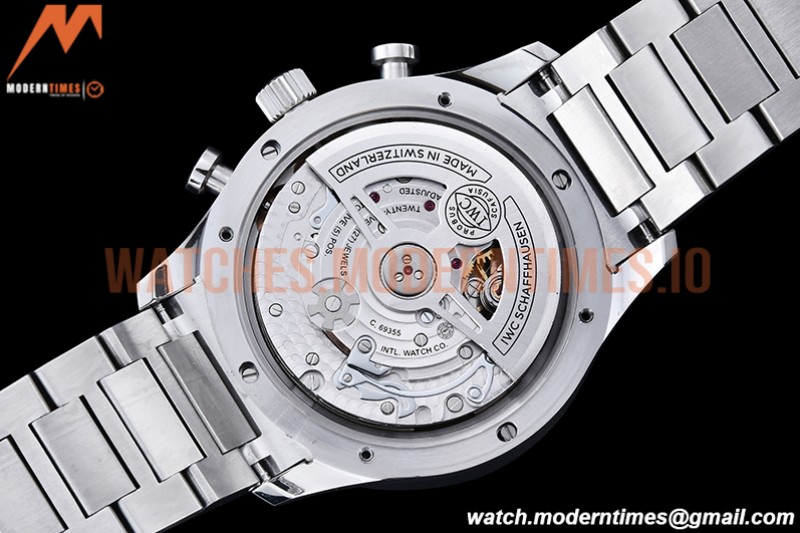 IWC - Portuguese Chrono Ed IW3716 SS/SS Wht/Num ZF A69355