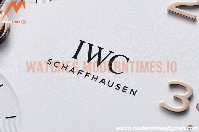 IWC - Portuguese Chrono Ed IW3716 SS/SS Wht/Num ZF A69355