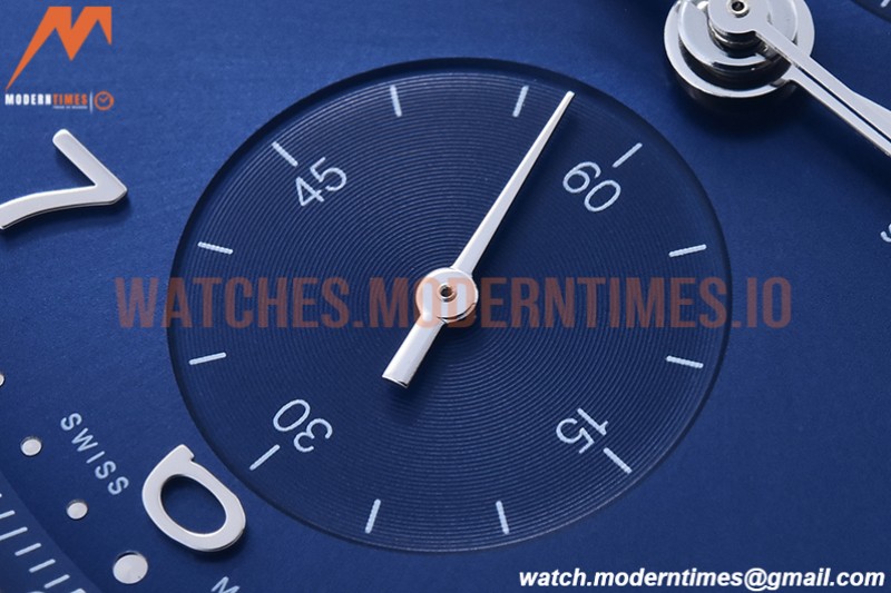 IWC - Portuguese Chrono Ed IW3716 SS/SS Blue/Num ZF A69355