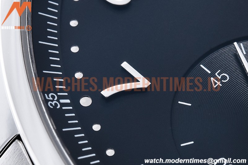 IWC - Portuguese Chrono Ed IW3716 SS/SS Blk/Num ZF A69355
