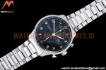 IWC - Portuguese Chrono Ed IW3716 SS/SS Blk/Num ZF A69355