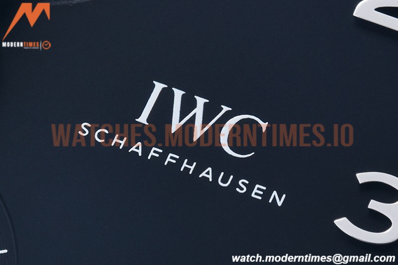 IWC - Portuguese Chrono Ed IW3716 SS/SS Blk/Num ZF A69355