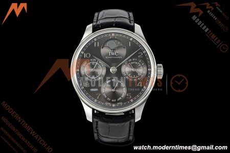 IWC - Portuguese Perpetual Calendar 42mm IW503301 SS/LE Grey/Num APSF A52010