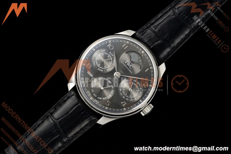IWC - Portuguese Perpetual Calendar 42mm IW503301 SS/LE Grey/Num APSF A52010