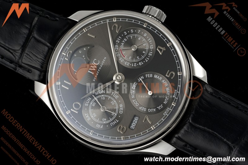 IWC - Portuguese Perpetual Calendar 42mm IW503301 SS/LE Grey/Num APSF A52010