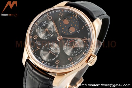 IWC - Portuguese Perpetual Calendar 42mm IW503404 RG/LE Grey/Num APSF A52010