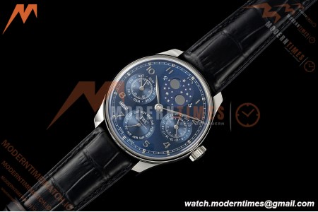 IWC - Portuguese Perpetual Calendar 42mm IW503401 SS/LE Blue/Num APSF A52010