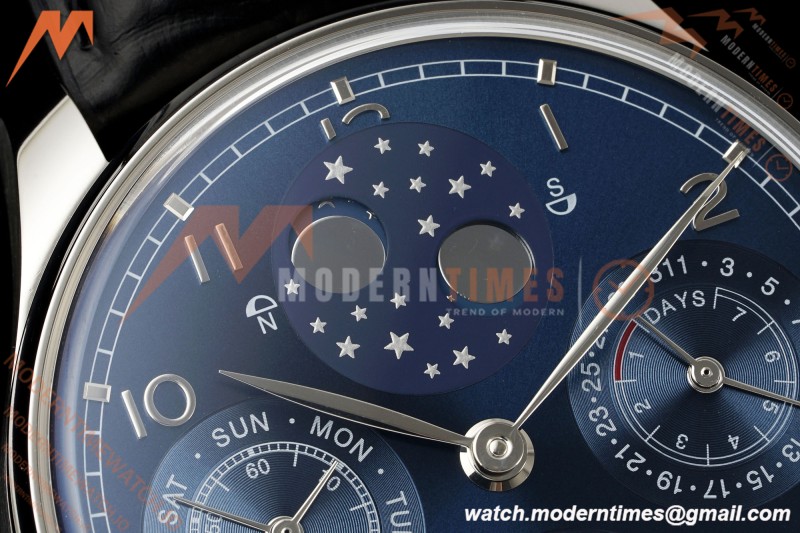 IWC - Portuguese Perpetual Calendar 42mm IW503401 SS/LE Blue/Num APSF A52010